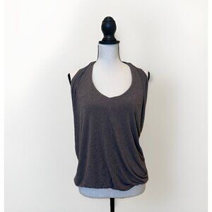 Ella Moss Top Women’s Extra Small Tank Brown T-Back Halter Lined Flowy